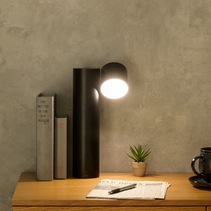 卓上タワー型 ライト スポットライト ブラック