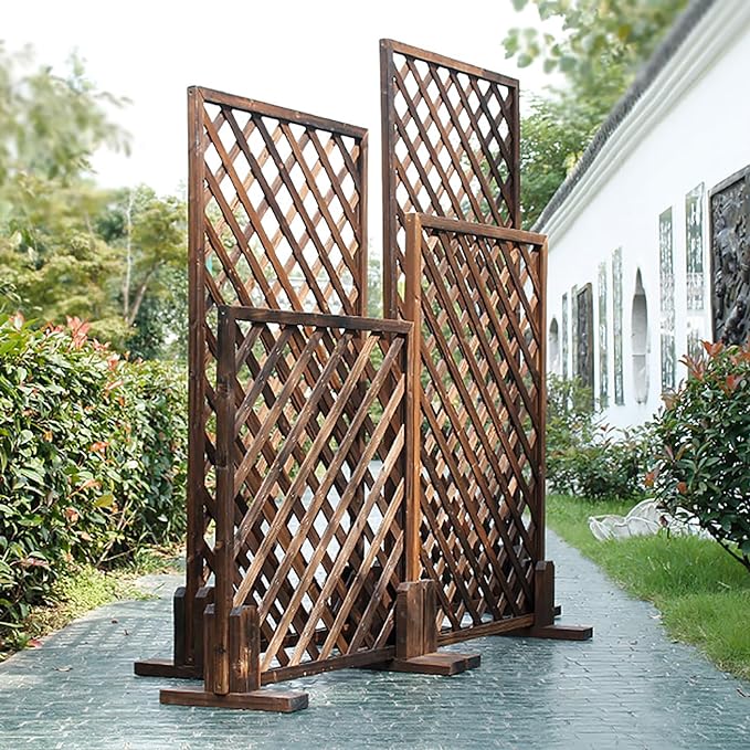 ウッドフェンス 自立型木製屋外ディスプレイスタンド 90cm x 120cm