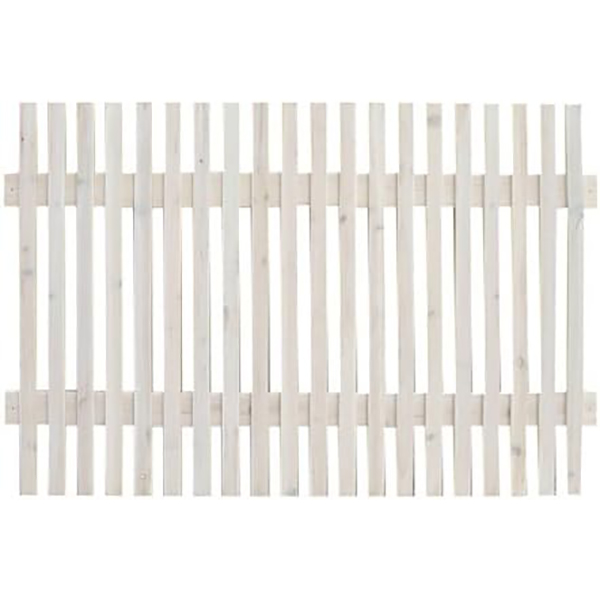 天然木製 ボーダーフェンス 幅125cm×高さ80.8cm